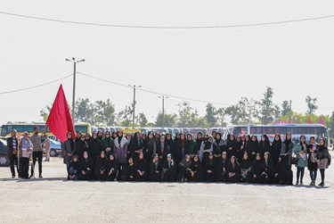 حضور دانشجویان همدان در سرزمین نور