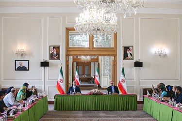 نشست رسانه ای حسین امیرعبداللهیان وزیر امور خارجه جمهوری اسلامی ایران