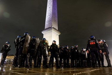 French Police Face Off with Protesters over Pension Reform