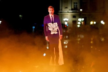French Police Face Off with Protesters over Pension Reform