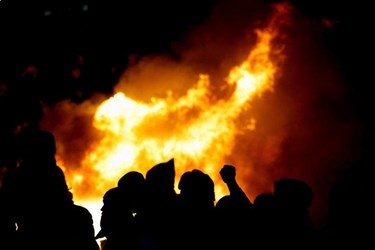 French Police Face Off with Protesters over Pension Reform