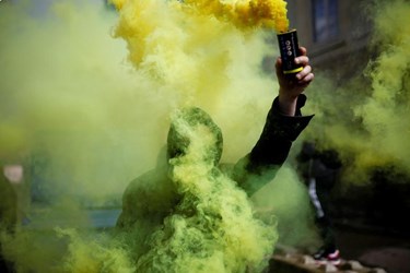 French Police Face Off with Protesters over Pension Reform