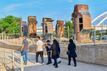 حضور میهمانان نوروزی در «موزه جنگ خرمشهر»