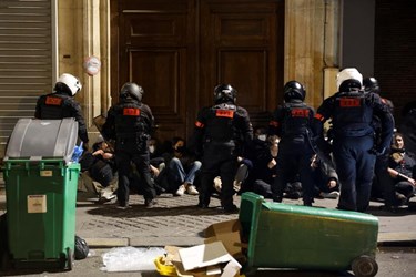 Chaos in France as Police Fire Tear Gas at Protesters in Paris