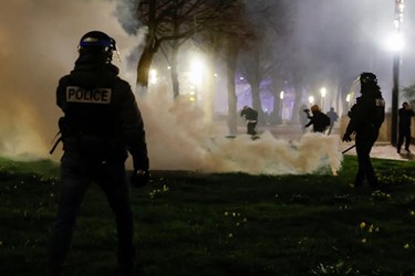 Chaos in France as Police Fire Tear Gas at Protesters in Paris