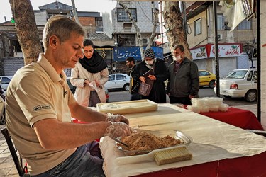 شیرینی سنتی معروف گیلان در ماه رمضان 