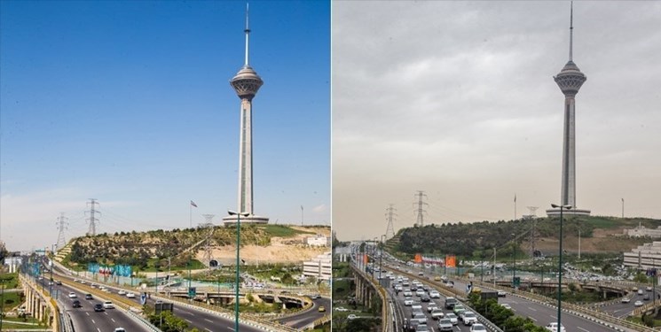 کیفیت هوای تهران در پنجمین روز عید برای گروه‌های حساس ناسالم شد