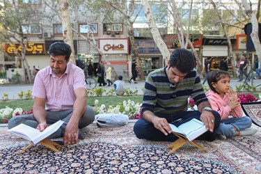 جزءخوانی قرآن کریم در گذر فرهنگی چهارباغ