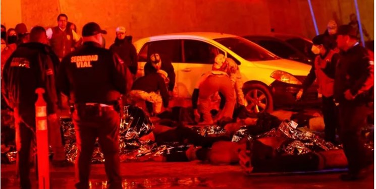آتش سوزی در یک مرکز مهاجران در مرز مکزیک-آمریکا 39 کشته برجا گذاشت