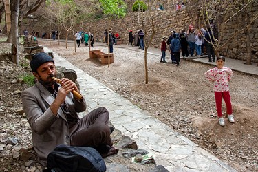 گردشگران نوروزی در منطقه آزاد ارس ( جلفا )
