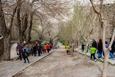 گردشگران نوروزی در منطقه آزاد ارس ( جلفا )