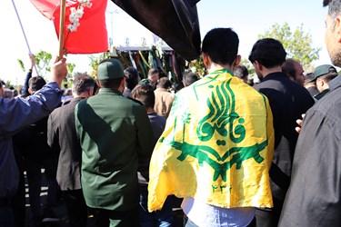 تشییع شهید «میلاد حیدری» در قرچک