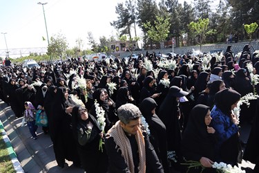 تشییع شهید «میلاد حیدری» در قرچک