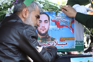 تشییع شهید «میلاد حیدری» در قرچک