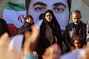 تشییع شهید «میلاد حیدری» در قرچک