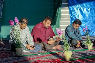 افطار ساده آسمانی در خیمه گاه امام زمان(عج) شیراز 
