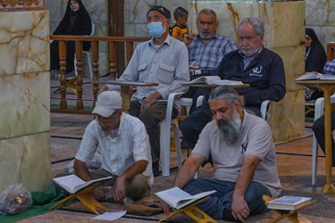 محفل انس با قرآن کریم در آستان مقدس سید علاءالدین حسین(ع)