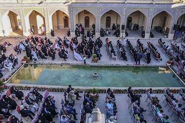 جشن میلاد امام حسن مجتبی (ع) در مسجد نصیرالملک شیراز 