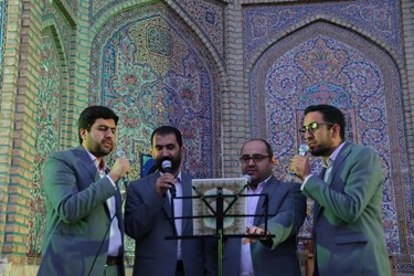 جشن میلاد امام حسن مجتبی (ع) در مسجد نصیرالملک شیراز 