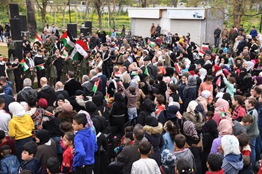 افطاری فلسطینیان برای زلزله‌زدگان حلب