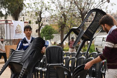 افطاری فلسطینیان برای زلزله‌زدگان حلب