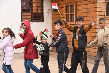 افطاری فلسطینیان برای زلزله‌زدگان حلب