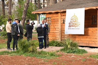 افطاری فلسطینیان برای زلزله‌زدگان حلب