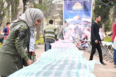 افطاری فلسطینیان برای زلزله‌زدگان حلب