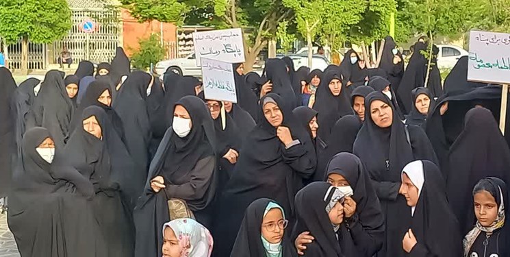 فارس من| بانوان آبادانی در حمایت از حجاب تجمع کردند
