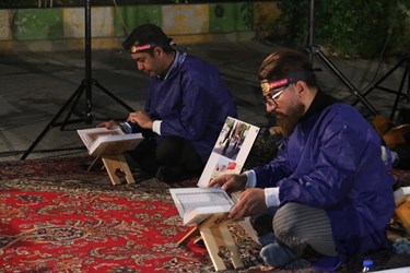 احیای شب بیست‌ویکم در بیمارستان حضرت علی اصغر شیراز