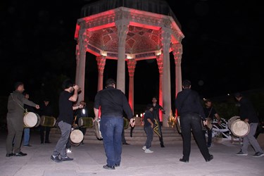 مراسم احیای شب ۲۱ماه مبارک رمضان در حافظیه شیراز