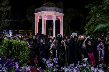 مراسم احیای شب ۲۱ماه مبارک رمضان در حافظیه شیراز