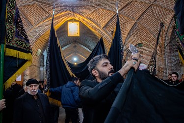  عزاداری شهادت حضرت علی (ع) در بازار تاریخی  تبریز 