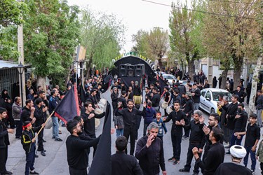 عزاداری مردم شهر آباده در سوگ مولای متقیان
