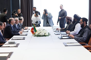 دیدار امیرخان متقی سرپرست وزارت خارجه دولت سرپرستی موقت افغانستان با حسین امیرعبداللهیان وزیر امور خارجه