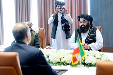 دیدار امیرخان متقی سرپرست وزارت خارجه دولت سرپرستی موقت افغانستان با حسین امیرعبداللهیان وزیر امور خارجه