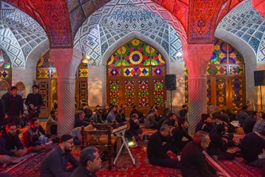 برگزاری مراسم شب قدر در مسجد نصیرالملک شیراز