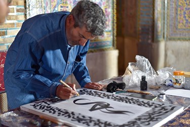 برگزاری مراسم شب قدر در مسجد نصیرالملک شیراز