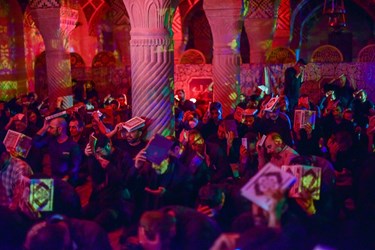 برگزاری مراسم شب قدر در مسجد نصیرالملک شیراز