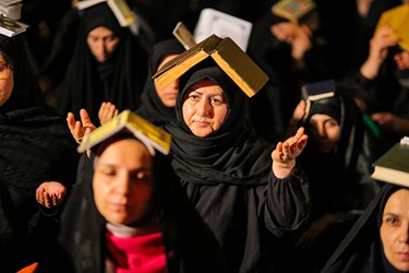 احیاء شب بیست و سوم ماه مبارک رمضان در مصلی ساری