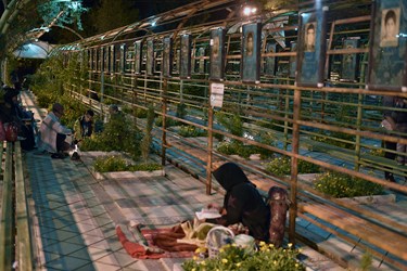 مراسم احیای شب قدر در  گلزار شهدای شیراز 