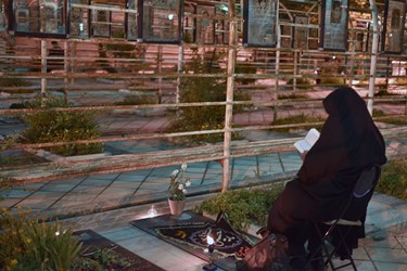 مراسم احیای شب قدر در  گلزار شهدای شیراز 