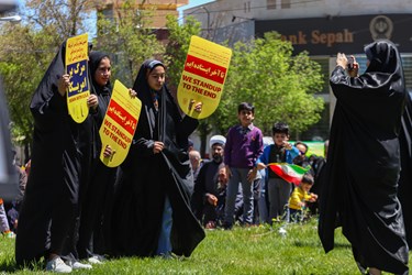 مردم آباده پای آرمان فلسطین