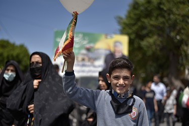 جوش و خروش مردم روزه‌دار شیراز در دفاع از ملت فلسطین 