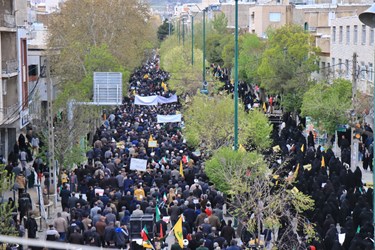  راهپیمایی روز قدس در همدان