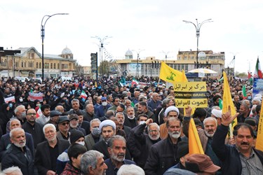  راهپیمایی روز قدس در همدان