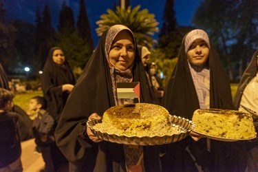 جزء خوانی خیابانی قرآن کریم در گرگان