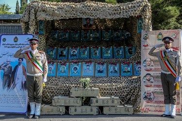 مراسم رژه خودرویی روز «ارتش» در شیراز