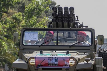 مراسم رژه خودرویی روز «ارتش» در شیراز