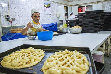 پخت نان رمضان تبریزی